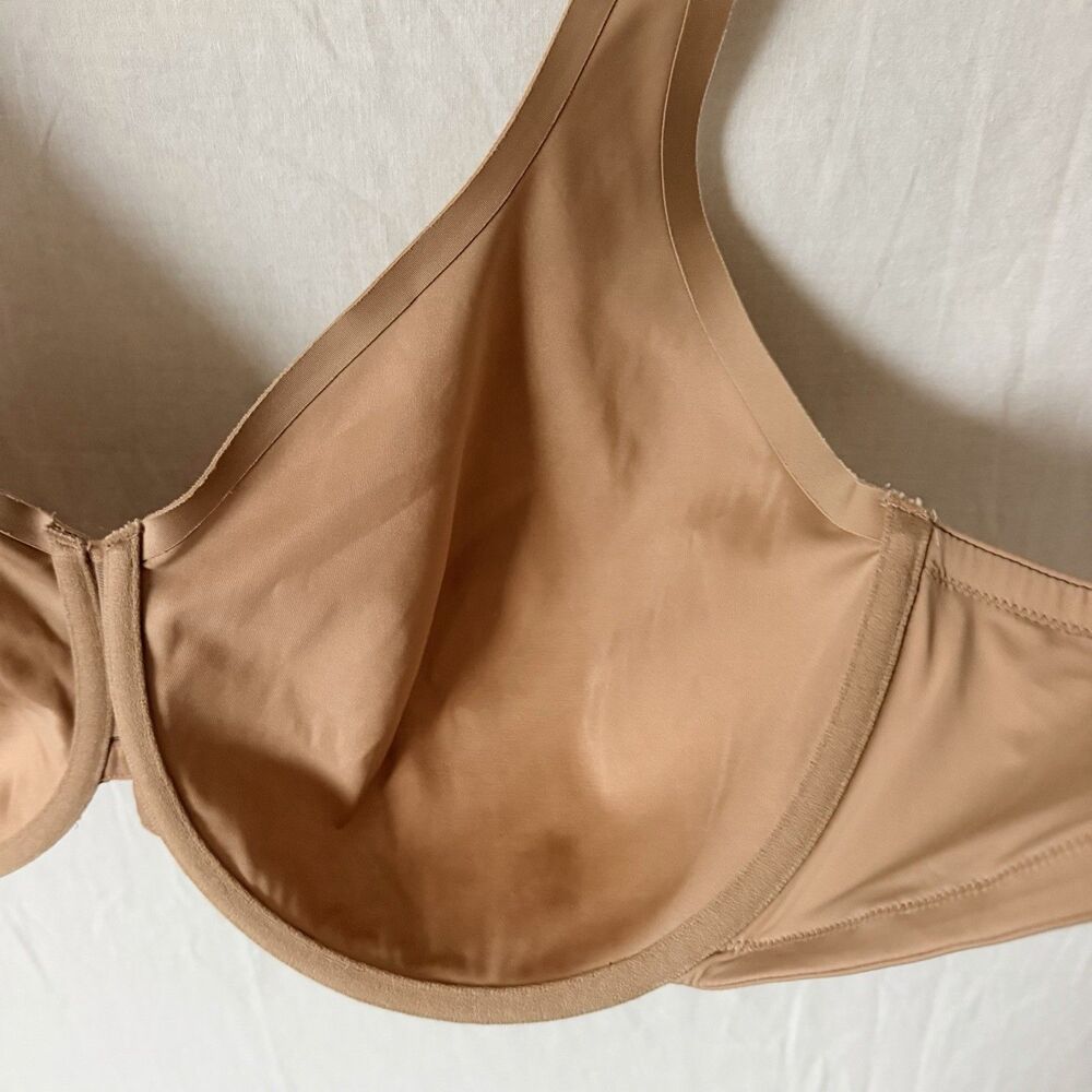 ThirdLove 42D Nude Full Coverage Underwire Bra Soft Microfiber T Shirt Bra Beige - Picture 8 of 9